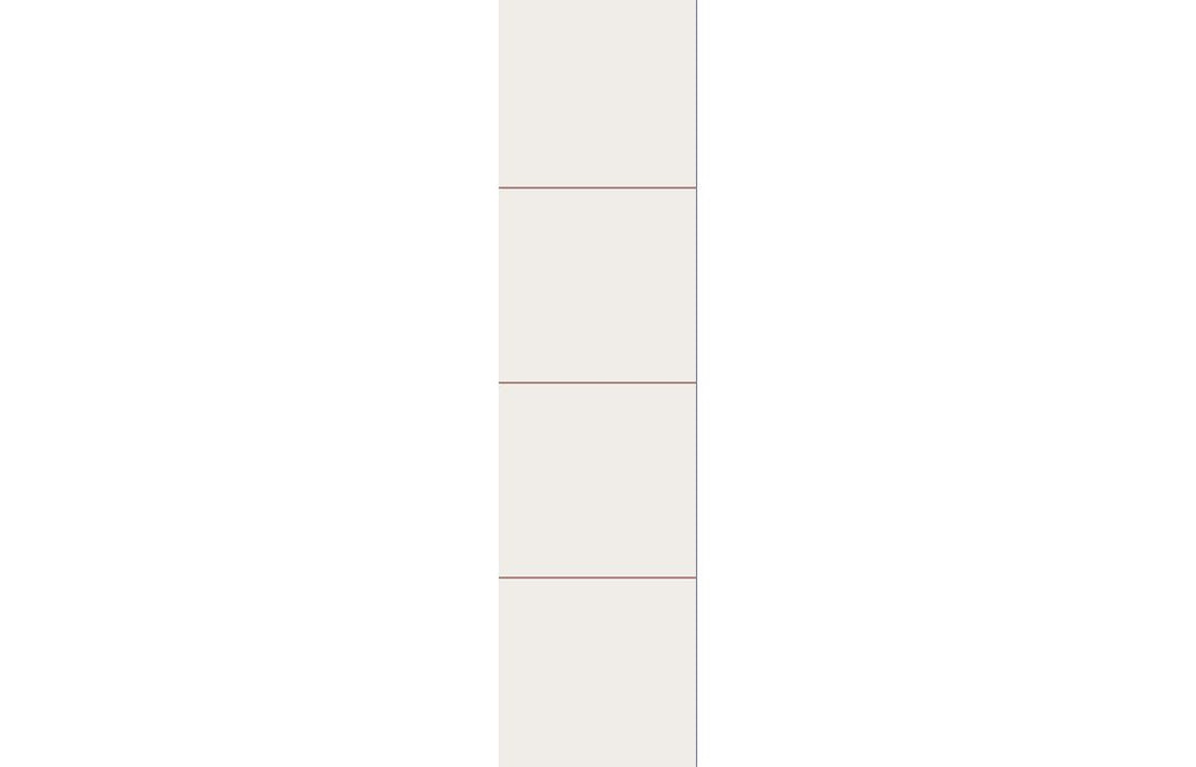 Fibo Contemporary White Silk Tile Effect Bathroom Wall Panel 60 x 60cm