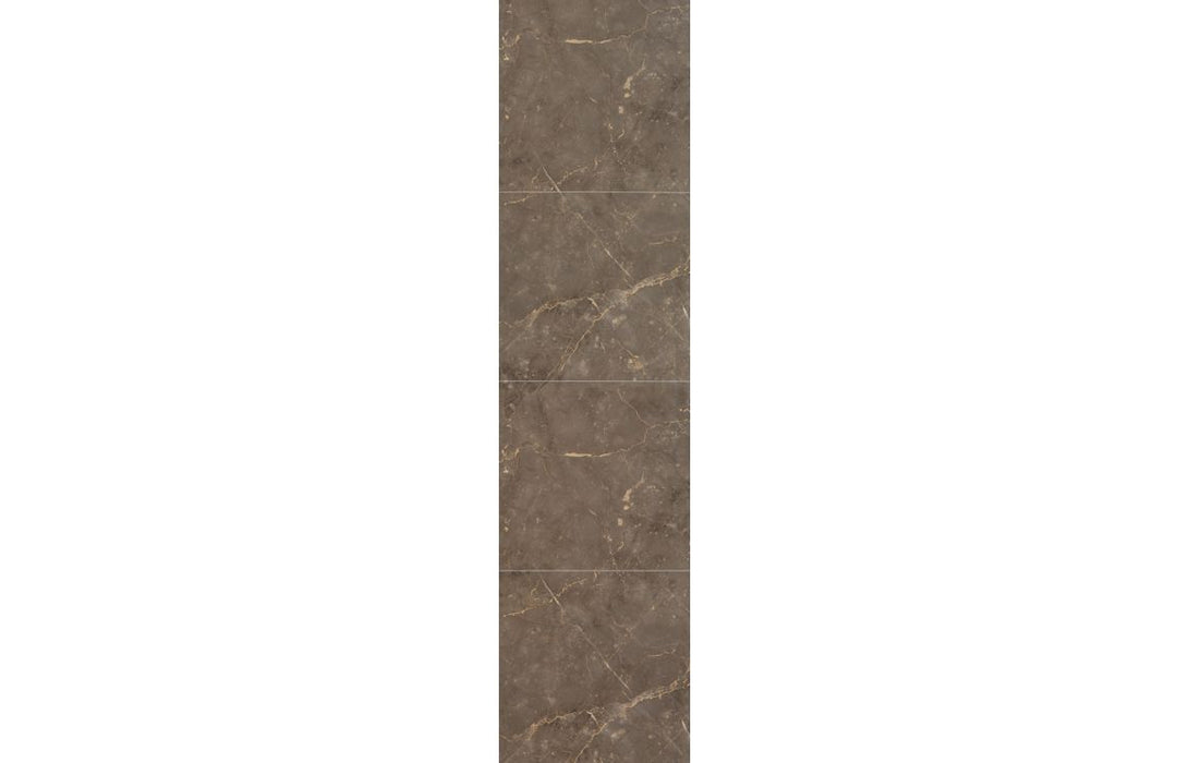 Fibo Marble Brown Marble (Tile Effect) Bathroom Wall Panel