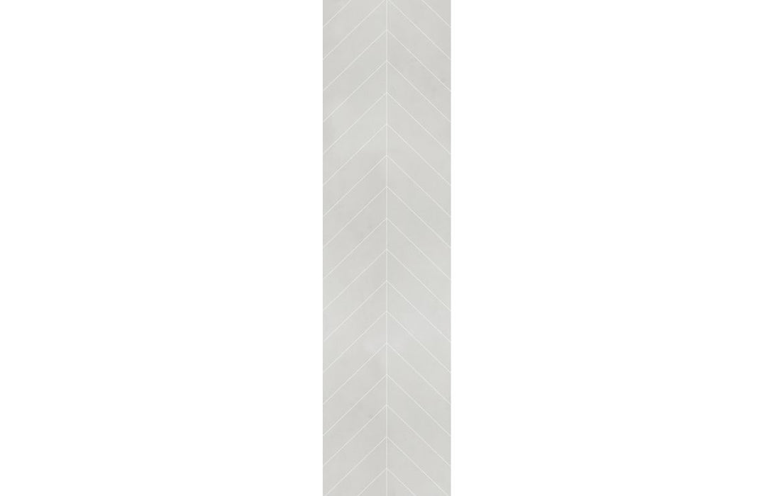 Fibo Urban Grey Cement Chevron Bathroom Wall Panel