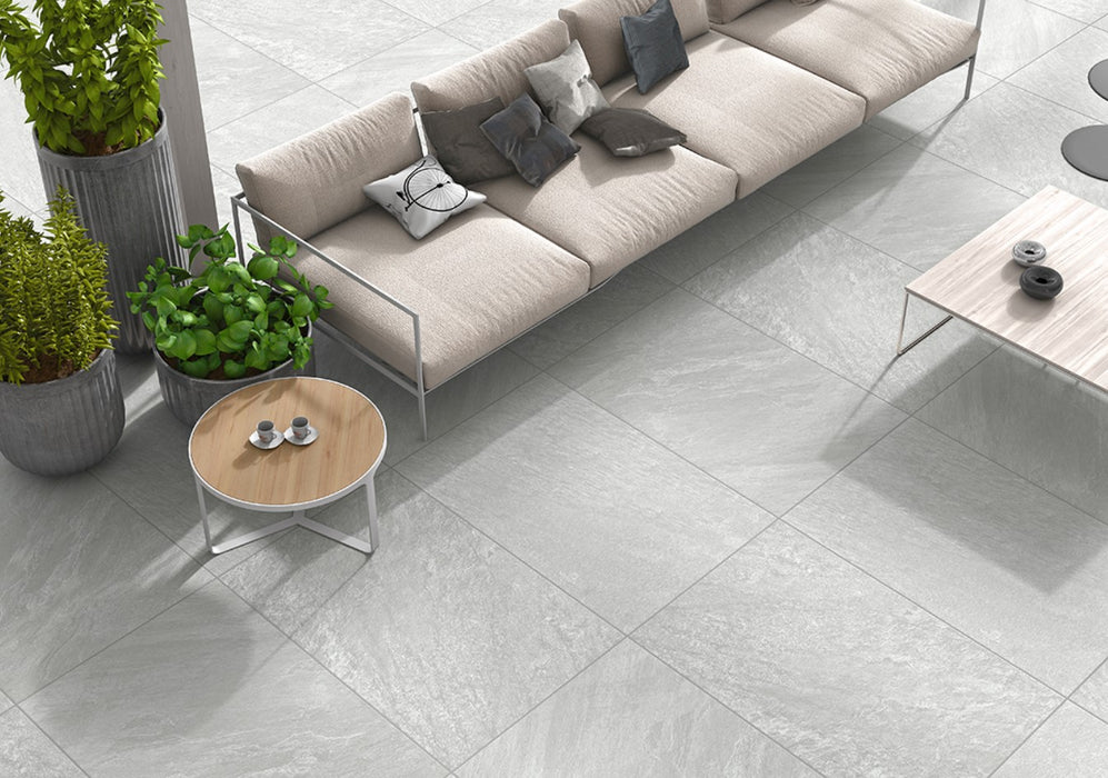 Grande Rock Silver Grey Matt 2.0 - 60x60 and 60x90cm Outdoor Tile