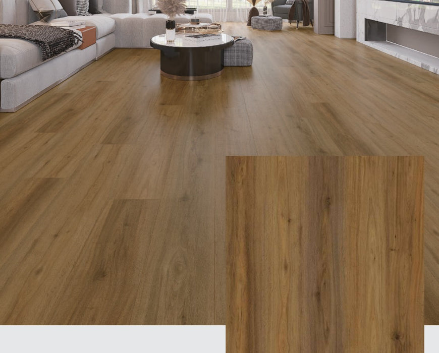 PREMIUM 6.5mm Honey Oak Click Luxury Vinyl Flooring - 1220x180mm