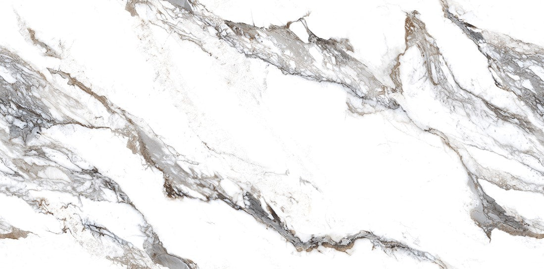 INFINITY Marble Effect Polished Wall and Floor Tile - 60x120cm