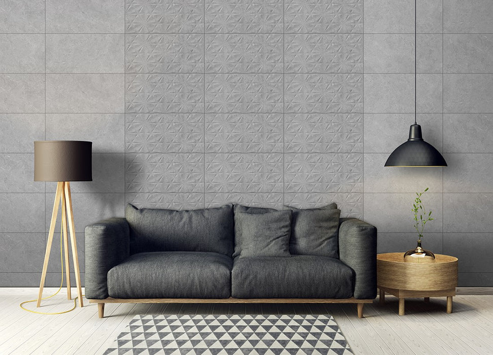 ROYAL GREY Ceramic Wall Tiles incl Feature Wall Tile