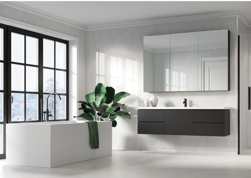 Fibo Marble Bright Marble (Plain Marble) Bathroom Wall Panel