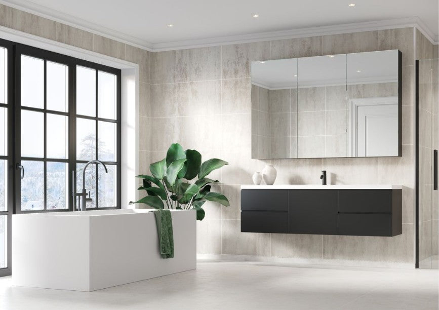 Fibo Scandinavian Abbey Shale (Tile Effect) Bathroom Wall Panels