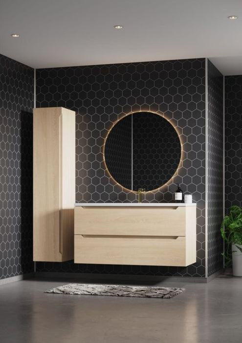 Fibo Urban Black Silk Hexagonal Bathroom Wall Panel