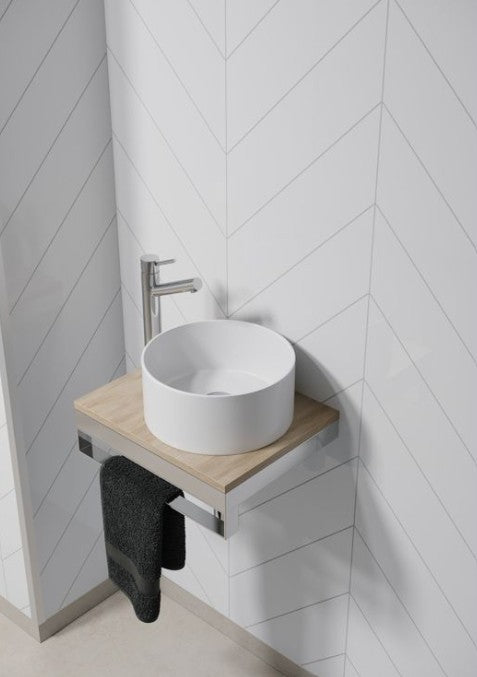 Fibo Urban - Denver White Chevron Bathroom Wall Panel
