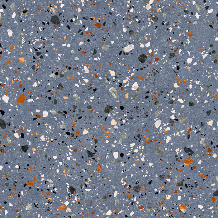 VENETIA BLUE Terrazzo Wall and Floor Tile - 60x60cm