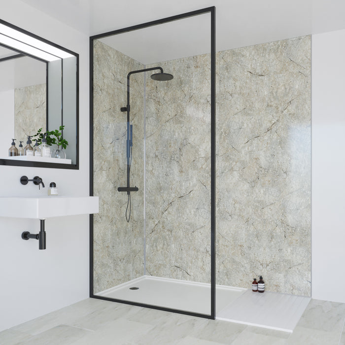 MultiPanel Classic Antique Marble Bathroom Wall Panel