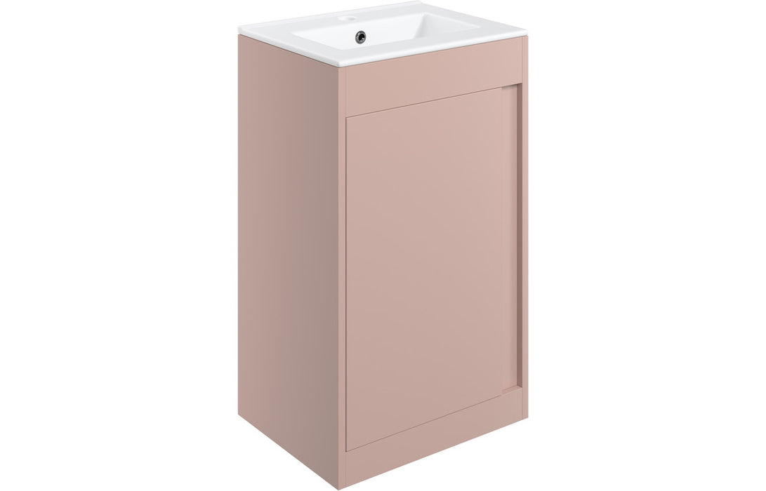 Elite 510mm Floor Standing Unit Including Basin - Matt Antique Rose