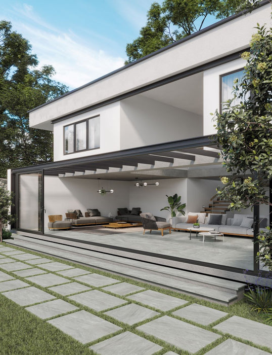 Emosa Grey 20mm Outdoor Tile - 60x90cm