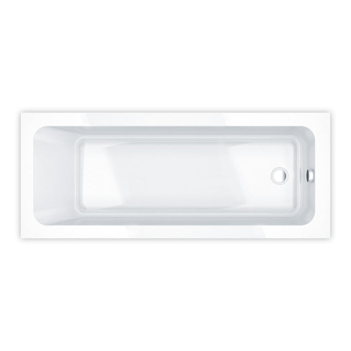Luxury Rectangular Modern Single Ended Shower Bath