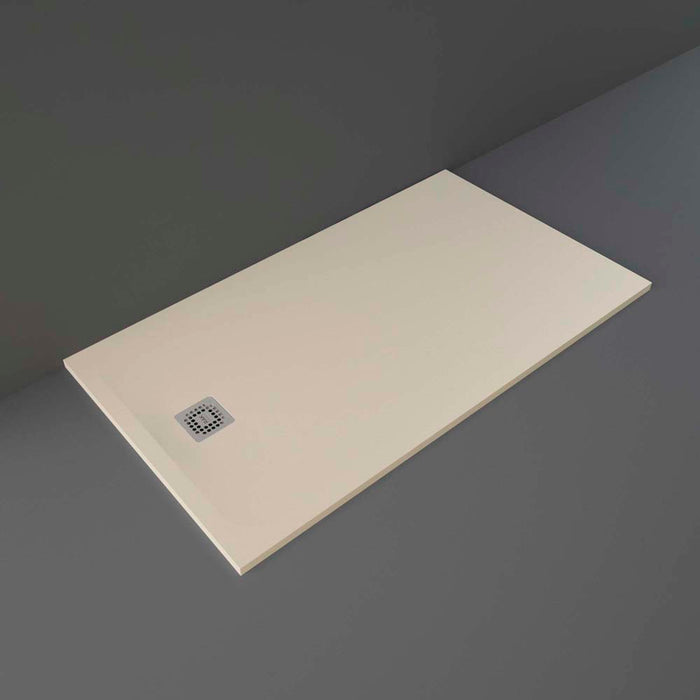 RAK FEELING CAPPUCCINO Slate Effect Shower Tray