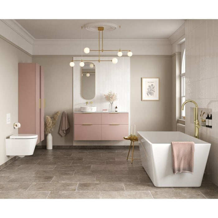 Regent Modern Square Freestanding Bath 1600mm x 750mm