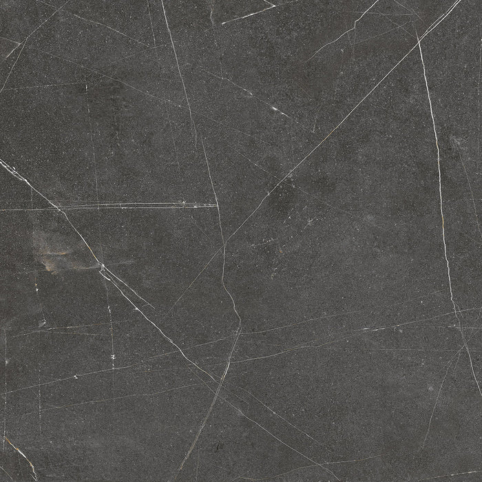 Sevilla Black Matt Stone Effect Wall and Floor Tile - 30x60cm and 60x60cm