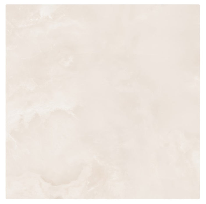 Beige Onyx Marble Effect Matt 60x60cm Floor and Wall Tiles