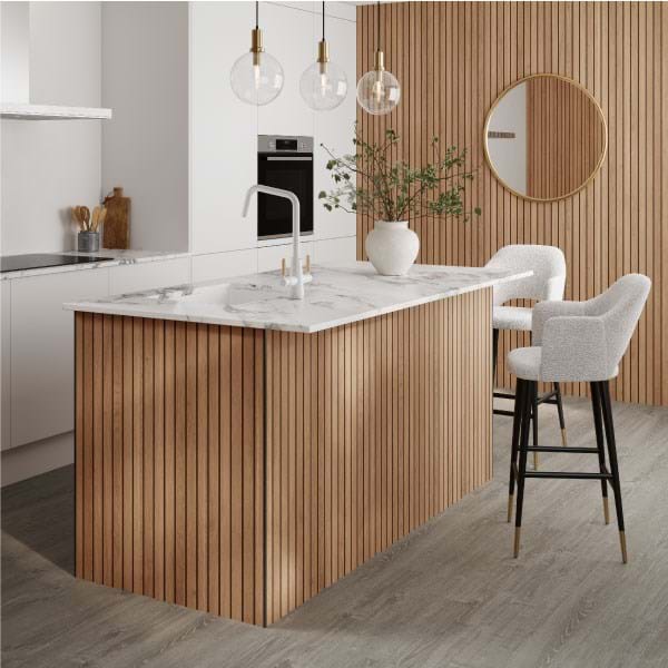 NaturePanel Brown Cuneo Oak - Wood Slat