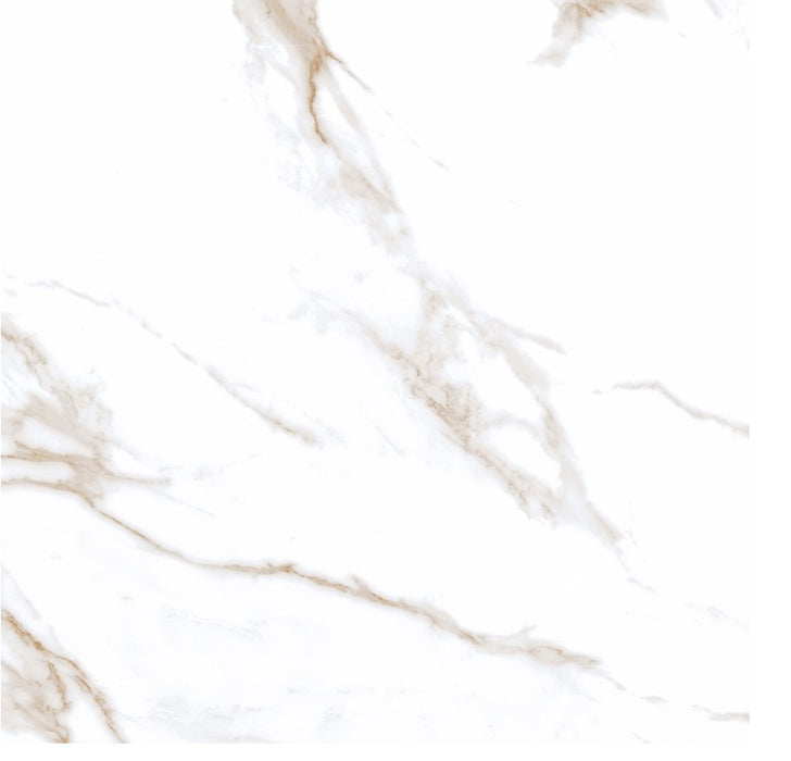 Calacatta Gold Polished Marble Effect - Multiple Sizes