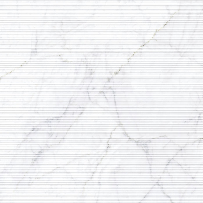 Cloud Carrara Large Marble Effect Tile including Decor Feature Tile