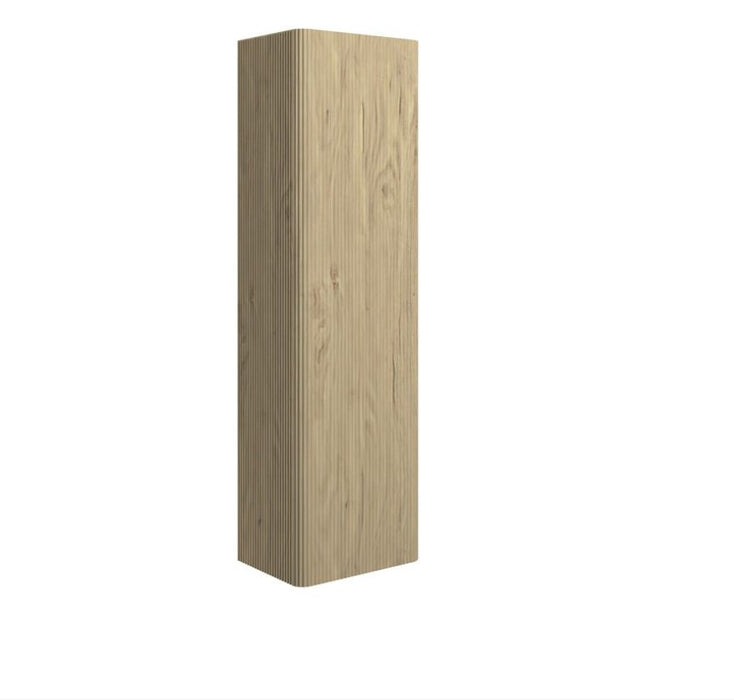 Core Textured Oak Wall Hung Vanity Unit - Multiple Sizes - Optional Tall Unit
