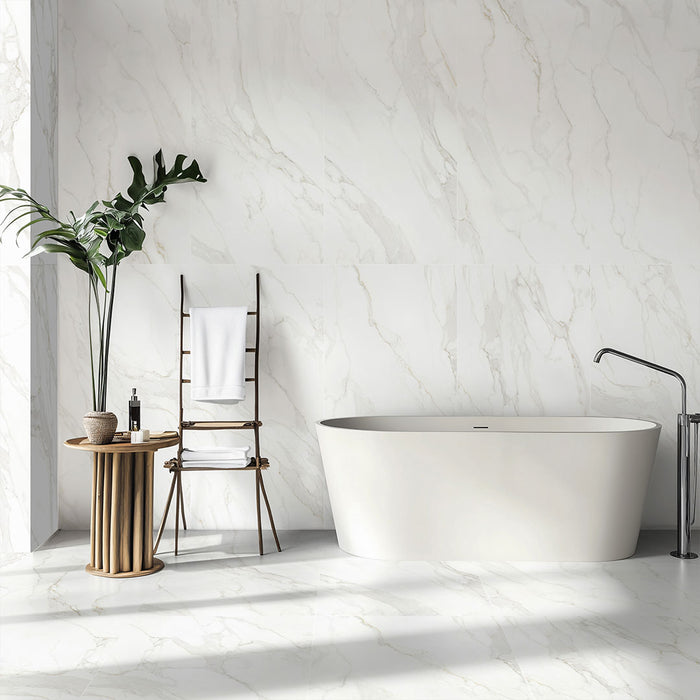 Crystallic Calacatta Premium Gloss Tile 60x120