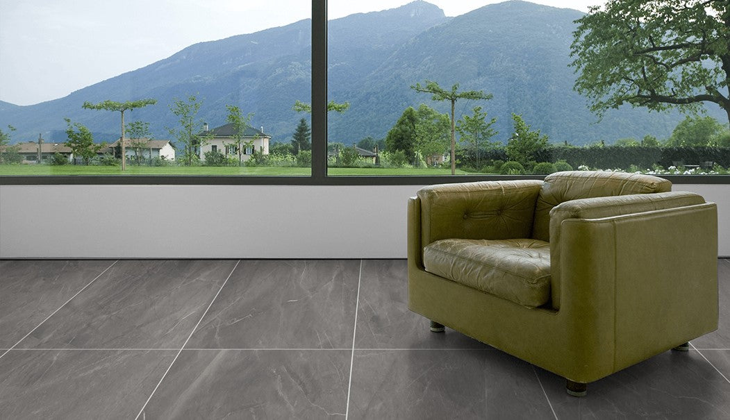 Elegance Armani Matt Anthracite Large Tile - 60x120cm