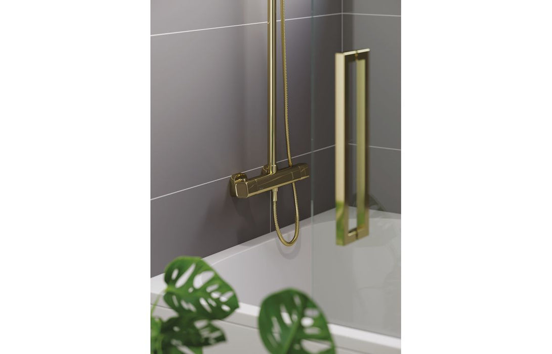 Fibo Contemporary Aberdeen Grey Tile Effect Bathroom Wall Panel
