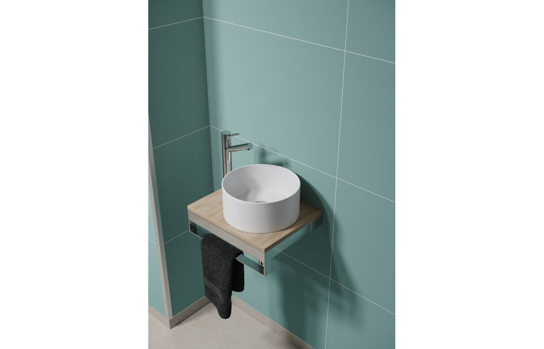 Fibo Contemporary Aqua Mint Tile Effect Bathroom Wall Panel