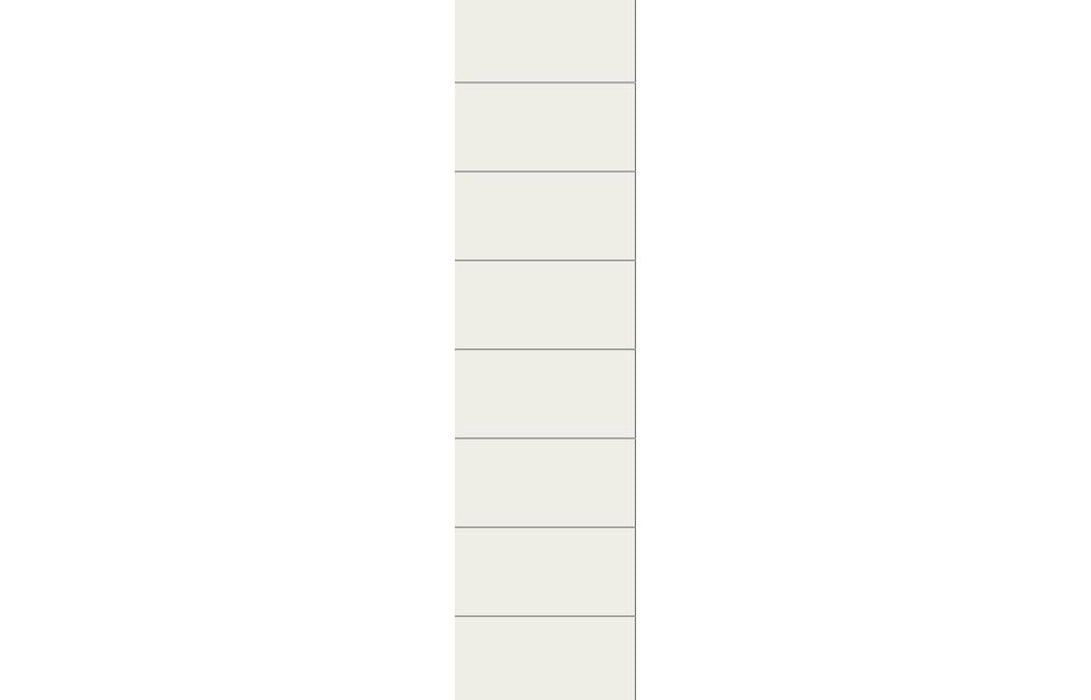 Fibo Contemporary Athen White Tile Effect Bathroom Wall Panels