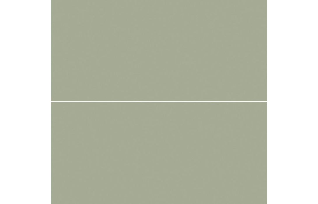 Fibo Contemporary Olive Green Tile Effect Bathroom Wall Panel