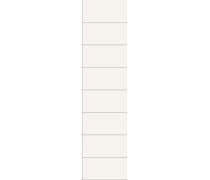 Fibo Contemporary  White Contrast Tile Effect Bathroom Wall Panel