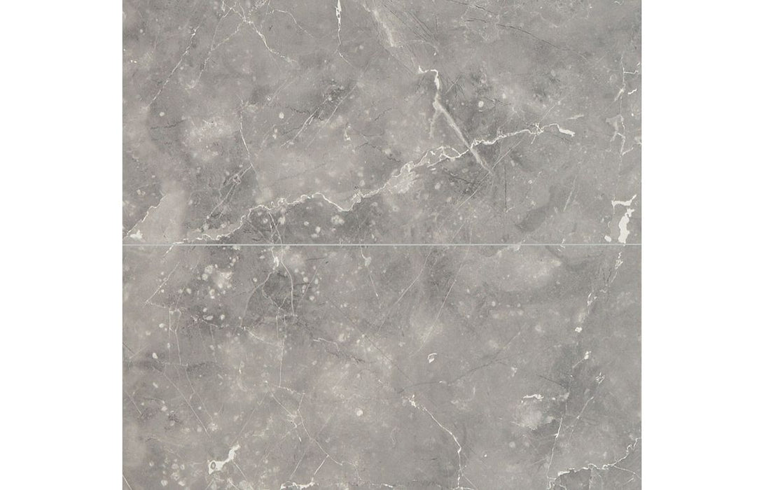Fibo Marble Grey Marble (Tile Effect) Bathroom Wall Tile