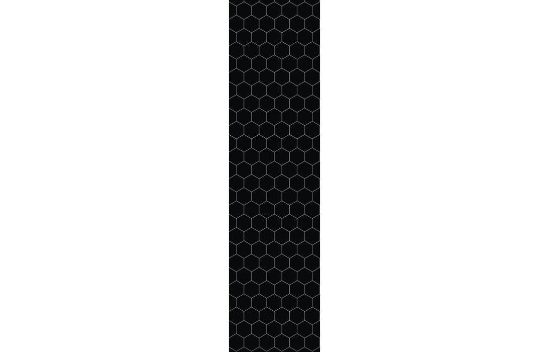 Fibo Urban Black Silk Hexagonal Bathroom Wall Panel