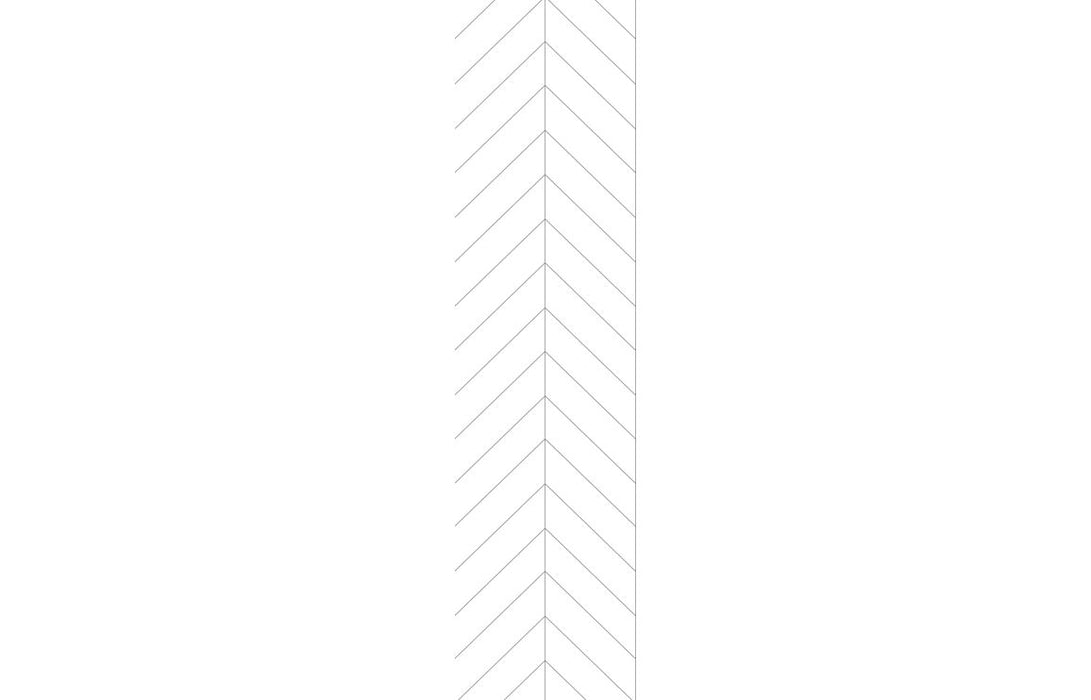 Fibo Urban - Denver White Chevron Bathroom Wall Panel