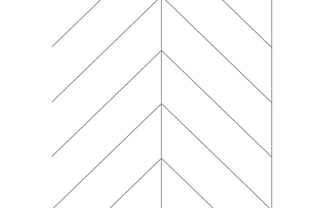 Fibo Urban - Denver White Chevron Bathroom Wall Panel