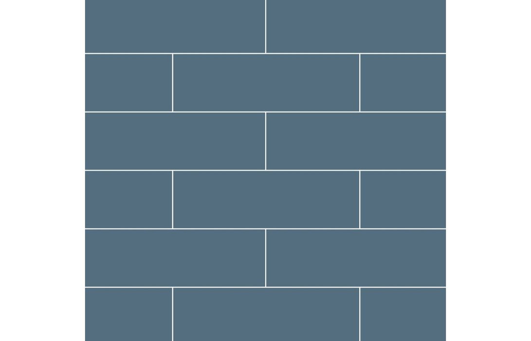 Fibo Urban Dusty Blue Metro Brick Bathroom Wall Panel