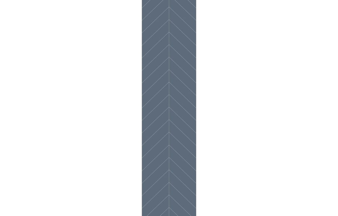 Fibo Urban Dusty Blue Chevron Bathroom Wall Panel