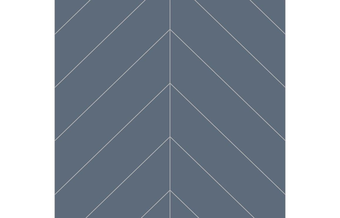 Fibo Urban Dusty Blue Chevron Bathroom Wall Panel