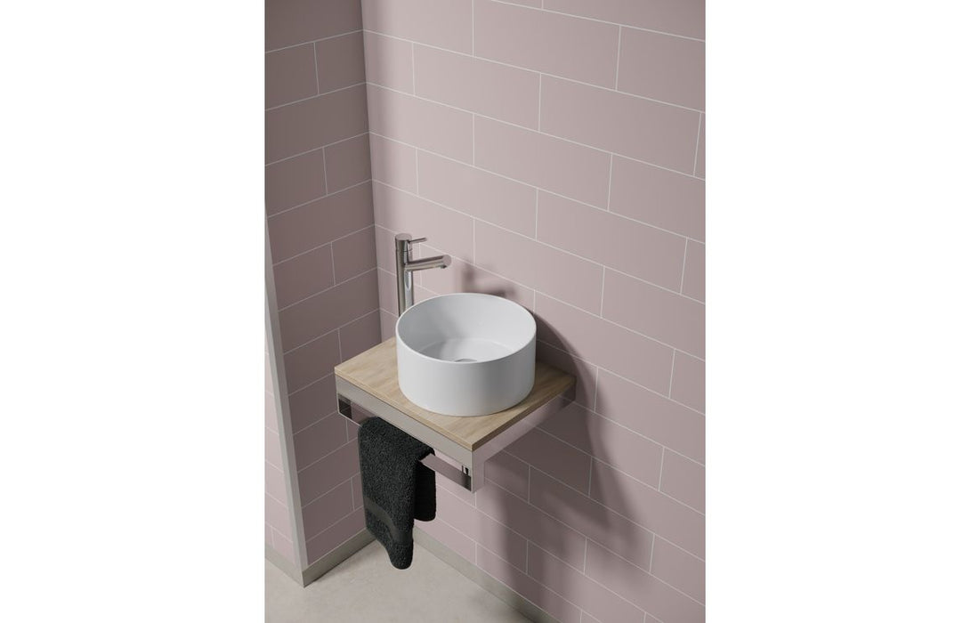Fibo Urban Dusky Pink Metro Brick Bathroom Wall Panel