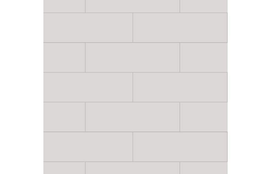 Fibo Urban White Silk Metro Brick Bathroom Wall Panel