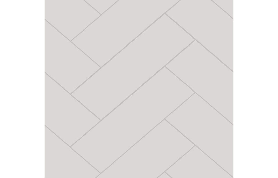 Fibo Urban White Silk Herringbone Bathroom Wall Panel