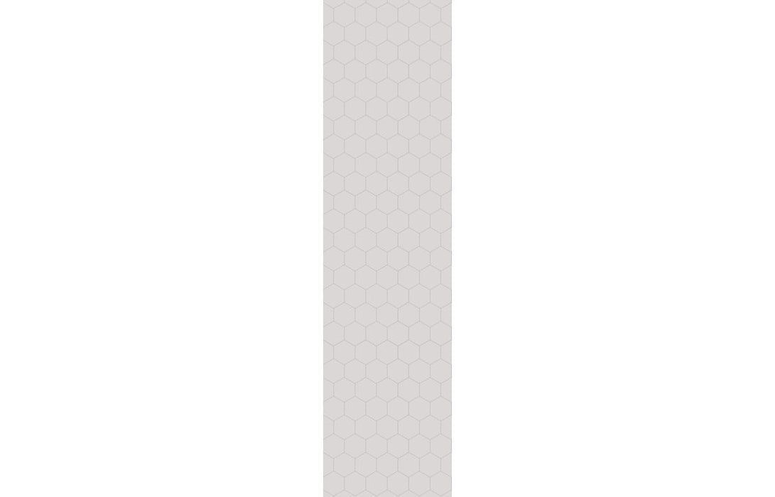 Fibo Urban White Silk Hexagonal Bathroom Wall Panel