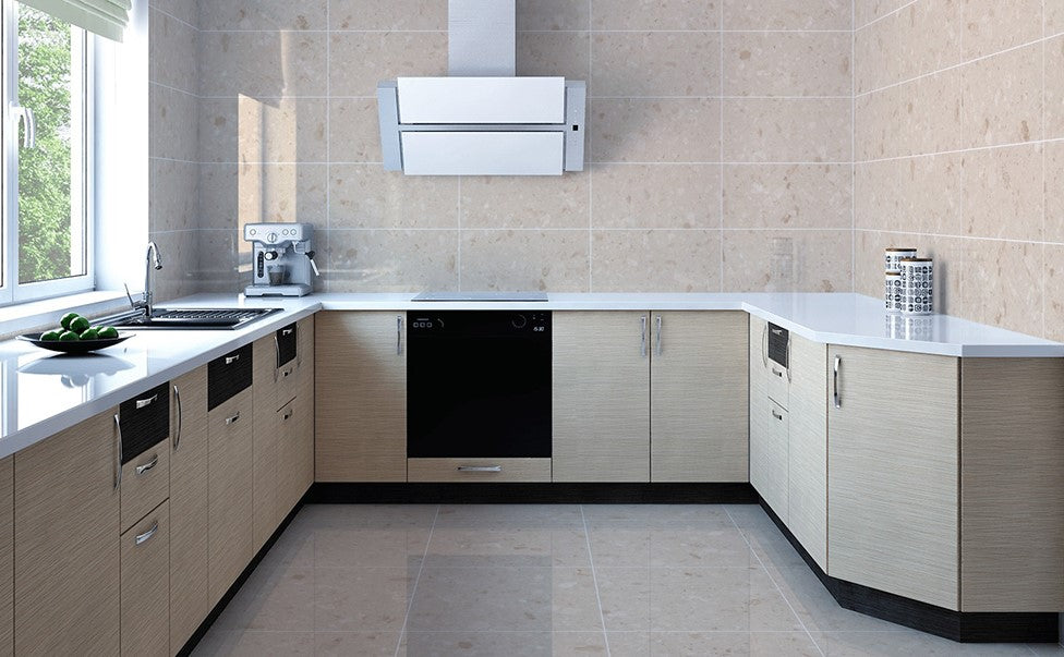FLAKES BEIGE Terrazzo Polished Tiles - 30x60/60x60 and 60x120cm Options