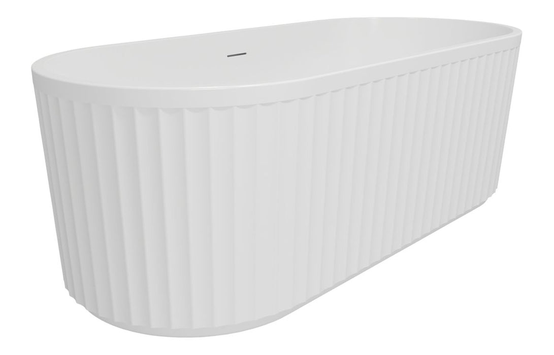 Luxury Fluted Freestanding Bath 1700 x 750 x 570mm
