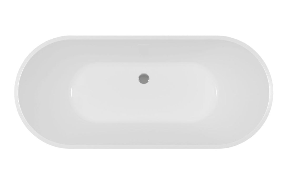 Luxury Fluted Freestanding Bath 1700 x 750 x 570mm