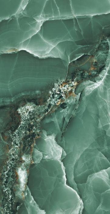 Green Onyx Marble Effect Tile 60x120 – Polished Large Format Porcelain Wall & Floor Tile