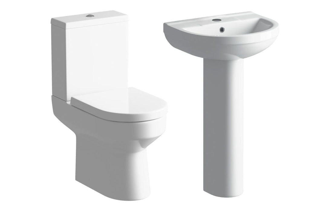 Loma Close Coupled WC and Pedestal Basin Suite