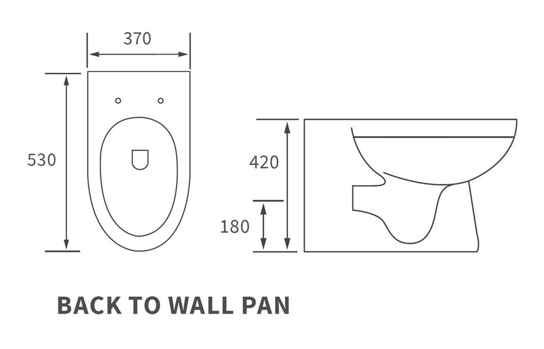 Loma Back to Wall WC and Soft Close Seat
