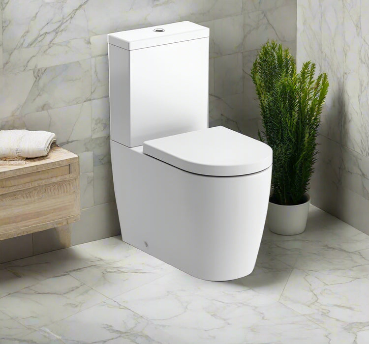 Luxury Comfort Height Rimless Back to Wall WC