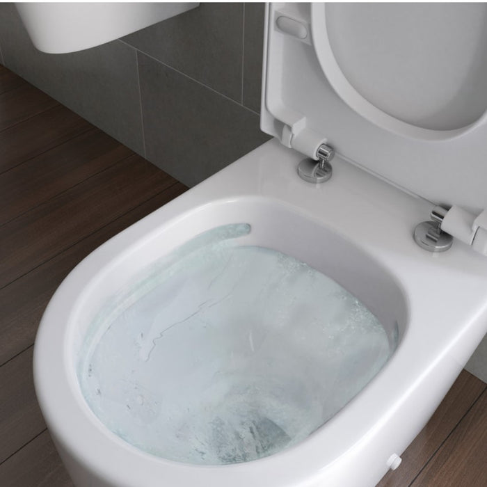 Luxury Comfort Height Rimless Back to Wall WC